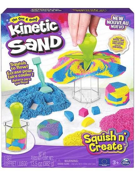 Imagem de Areia De Modelar Kinetic Sand Criar Formas Sunny 3392