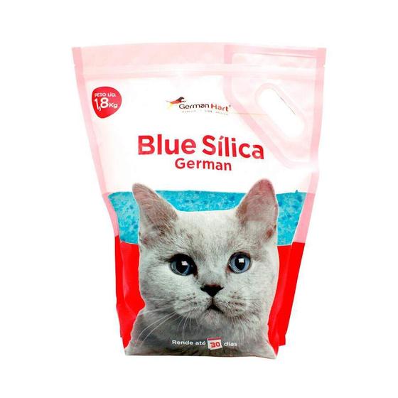 Imagem de Areia German Hart Blue Sílica para Gatos 1,8kg