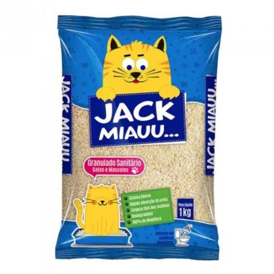 Imagem de Areia Granulado Jack Miau Biodegradável