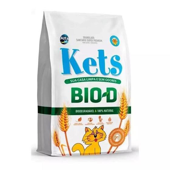 Imagem de Areia Granulado Sanitário San Kets Bio-D Biodegradável 3 Kg - Alfapet