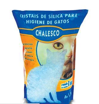 Imagem de Areia Higiênica Chalesco com Cristais de Sílica para Gatos - 1,8kg