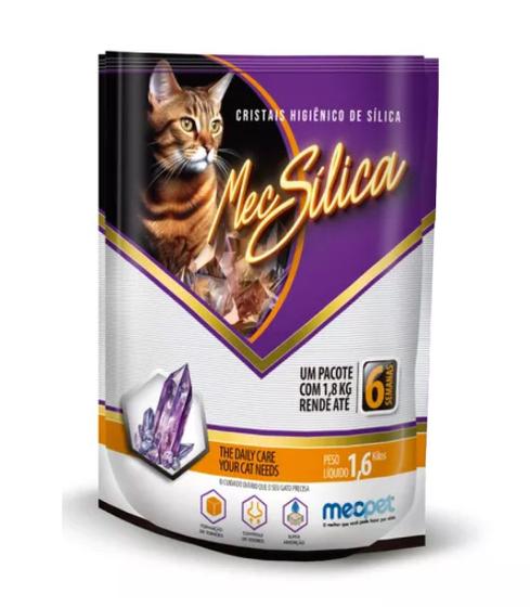 Imagem de Areia Higiênica Mec Silica Micro Cristais Para Gatos 1,6kg