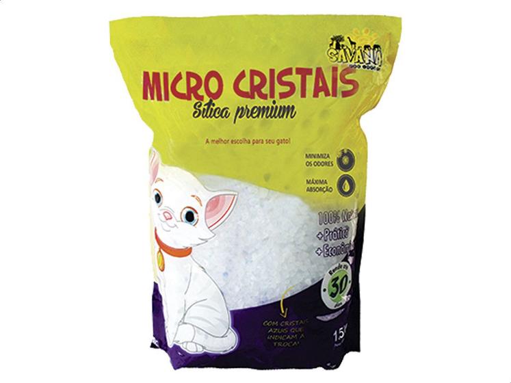 Imagem de Areia Higienica Para Gatos Silica Savana 1,5 Kg