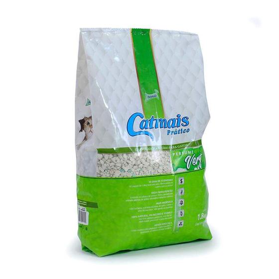 Imagem de Areia Higiênica Pet Mais Granulado Sanitário Catmais Prático Verti 1,8kg