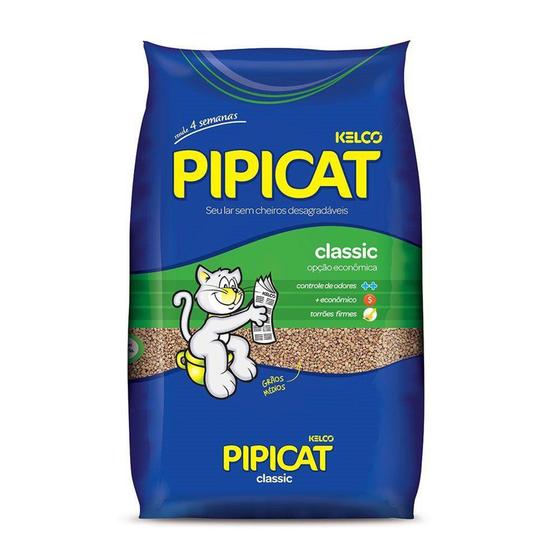 Imagem de Areia Higiênica Pipicat Classic 12kg