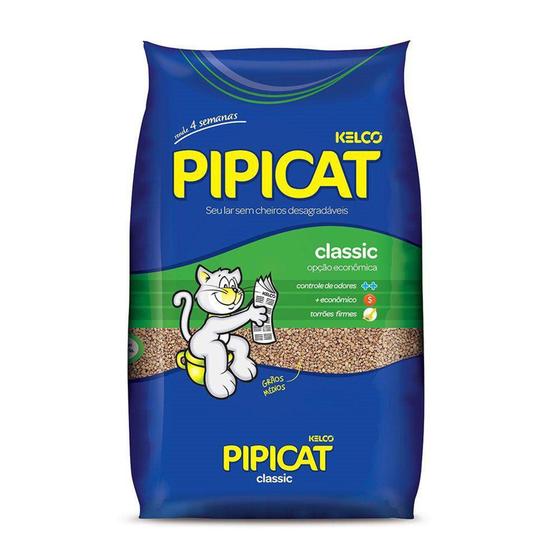 Imagem de Areia Higiênica Pipicat Classic 4kg