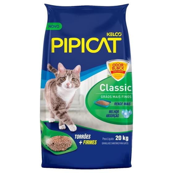 Imagem de Areia Higiênica Pipicat Classic para Gatos 20KG