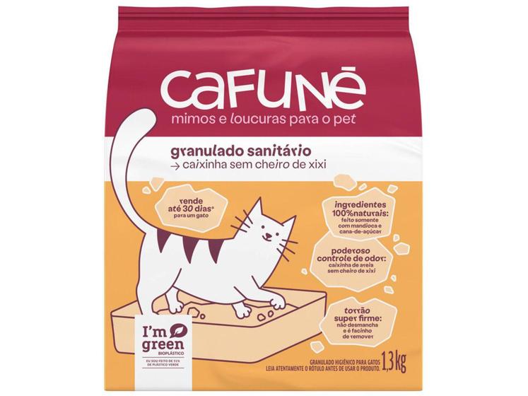Imagem de Areia para Gato Cafuné Granulado Sanitário 1,3kg