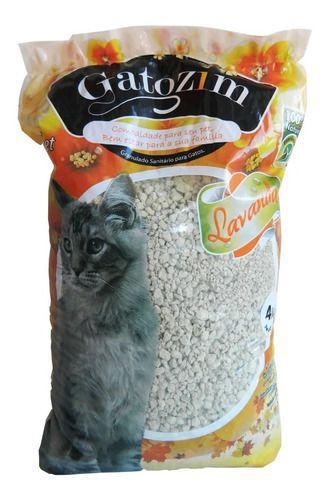 Imagem de Areia Para Gato Gatozim Higiênica - Aroma Lavanda 4kg