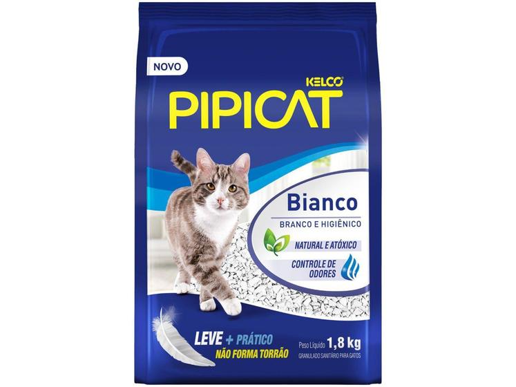 Imagem de Areia para Gatos Granulada Pipicat Bianco 1,8kg