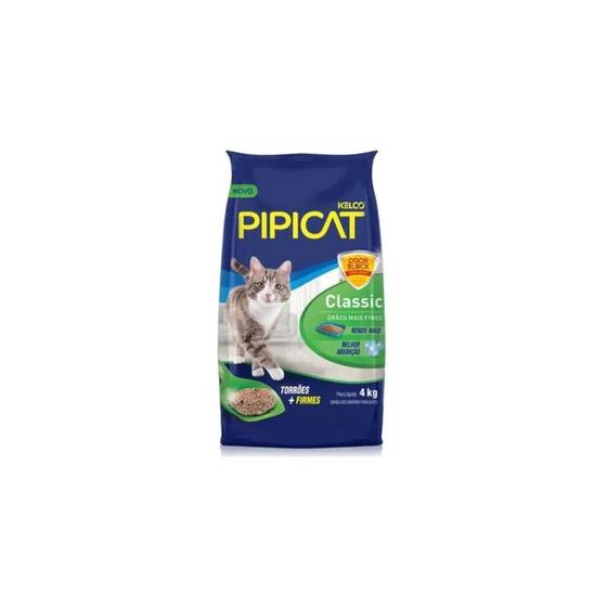 Imagem de Areia Sanitária Gatos Pipicat Classic 4kg