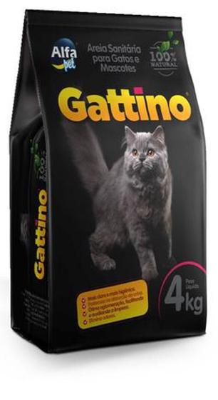 Areia sanitária gattino 4kg - alfapet Menor preço em Areia sanitária gattino 4kg - alfapet