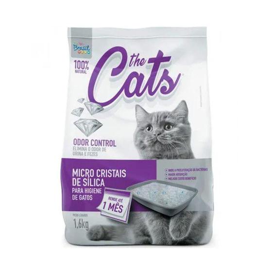 Imagem de Areia Sanitária The Cats Micro Cristais de Sílica para Gatos 1,6kg - The Pets