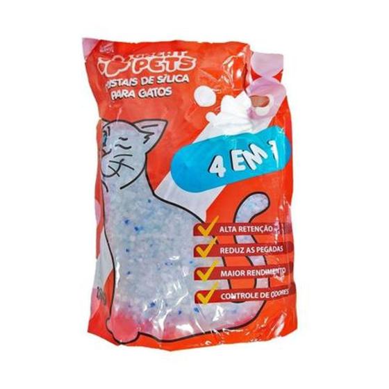 Imagem de Areia silica great pets 1,6 kg  - grossa - kit 03 unidades - GREATS