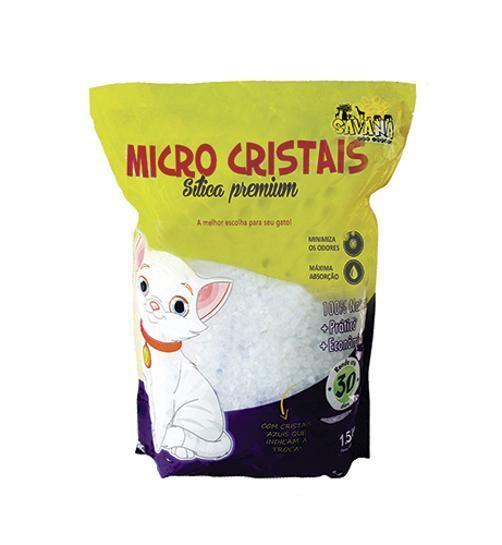 Imagem de Areia Sílica Premium Micro Cristais Para Gatos Savana Pet