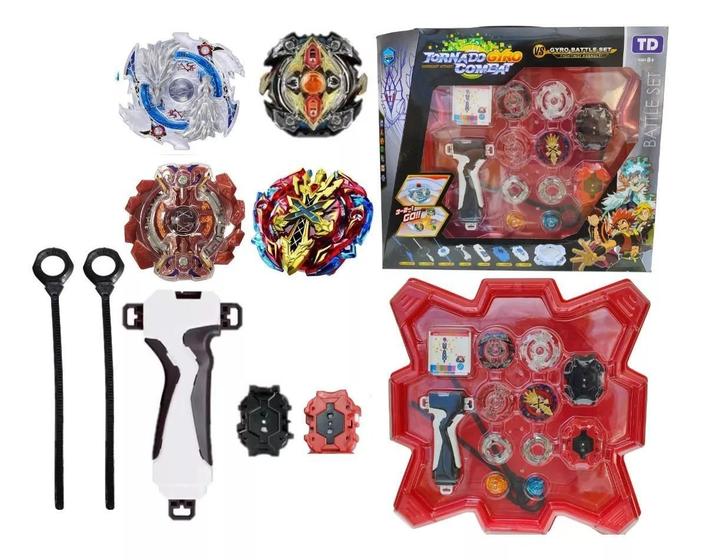 Imagem de Arena Beyblade Storm Gyro 2 Beyblade 2 Lançador 4Troca Novo