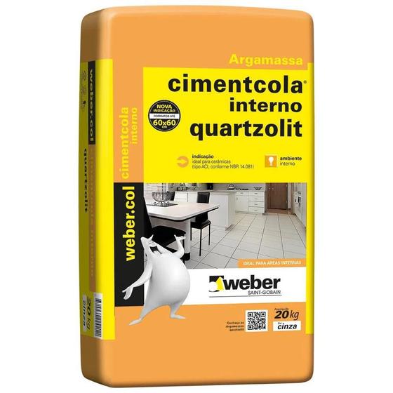 Imagem de Argamassa Ac I Quartzolit 20Kg Interno