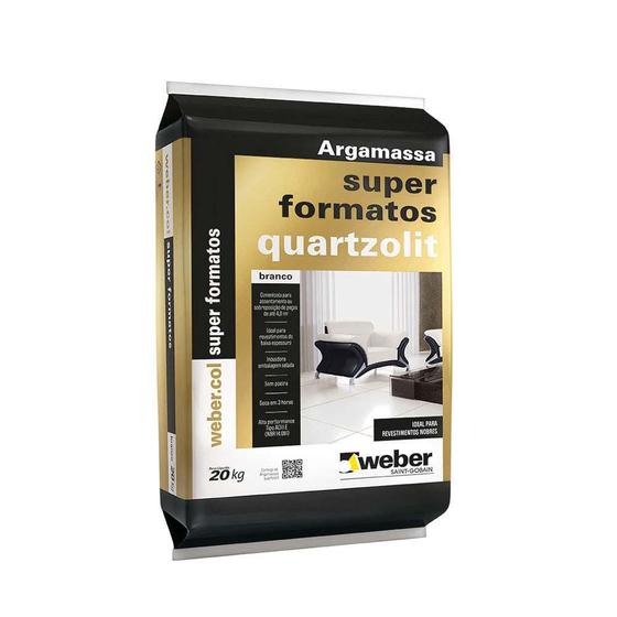 Argamassa Ext/Int Super Formatos Secagem Rápida 20Kg Branca ...