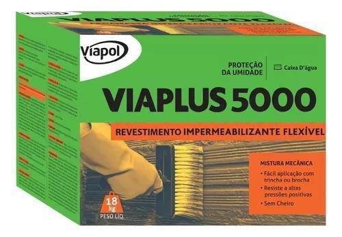 Imagem de Argamassa Polimérica Flexível - Viaplus 5000 Componente A+b