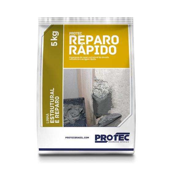 Imagem de Argamassa Reparo Rapido 5kg Cinza Protect