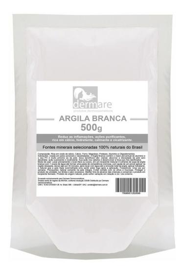 Imagem de Argila Branca 500g - Dermare