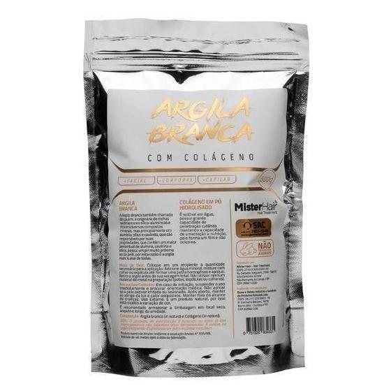 Imagem de Argila Branca Com Colágeno 500G