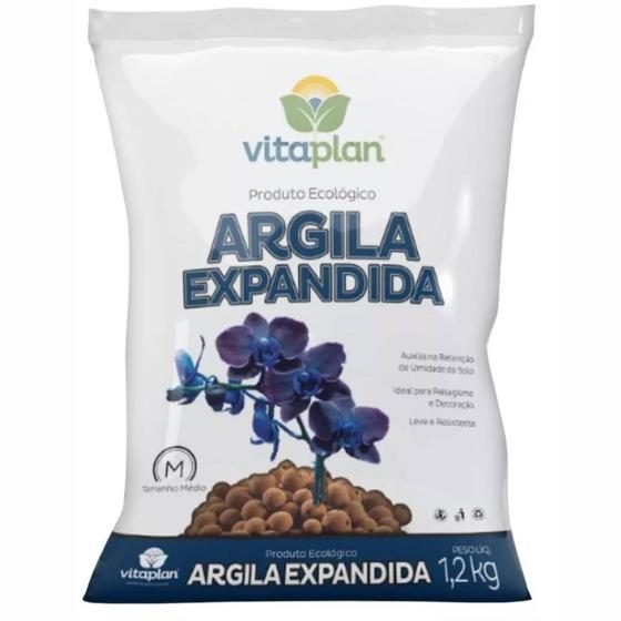 Imagem de Argila Expandida Media (1,2kg) VITAPLAN