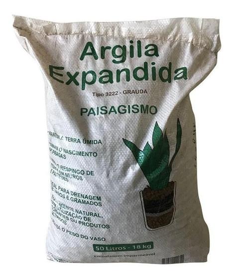 Argila Expandida Saco 20 Kg - 50 Litros Drenagem Decoração - Cinexpan ...