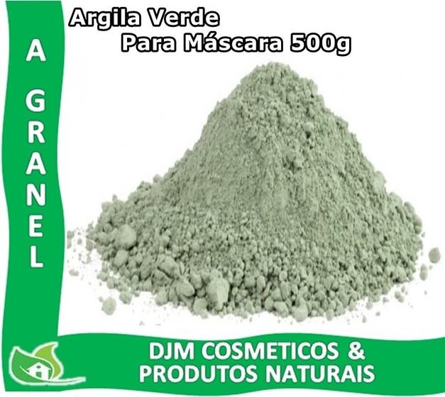 Imagem de Argila Verde em Pó Para Máscara 500g + Modo de Usar