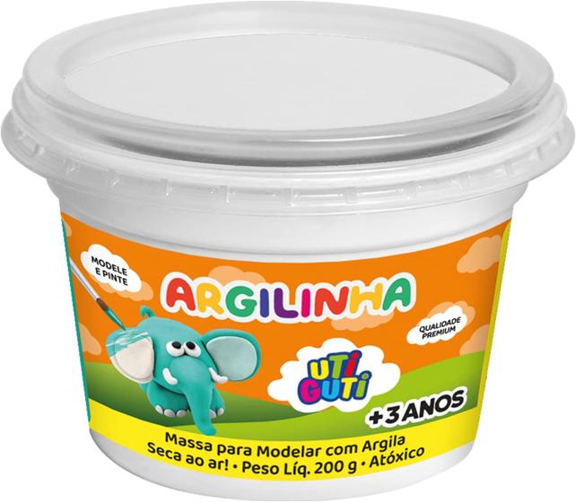Imagem de Argilinha Massa De Modelar Com Argila 200g Utiguti