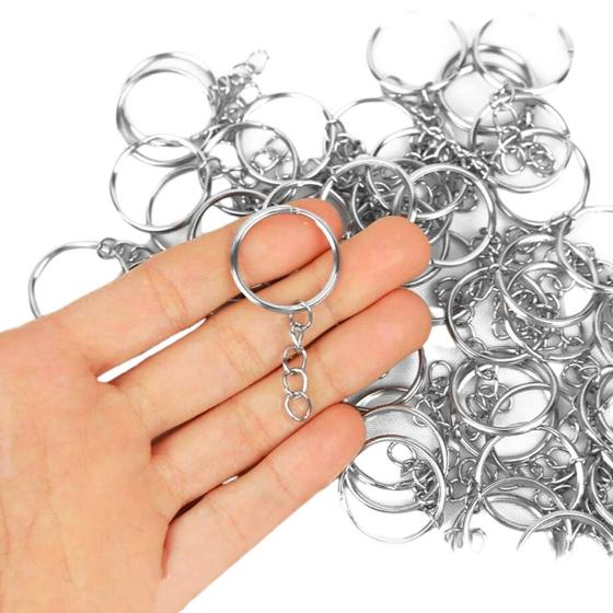 Argola Para Chaveiro Com Corrente 24mm - 50 Unidades Nybc Menor preço em Argola Para Chaveiro Com Corrente 24mm - 50 Unidades Nybc