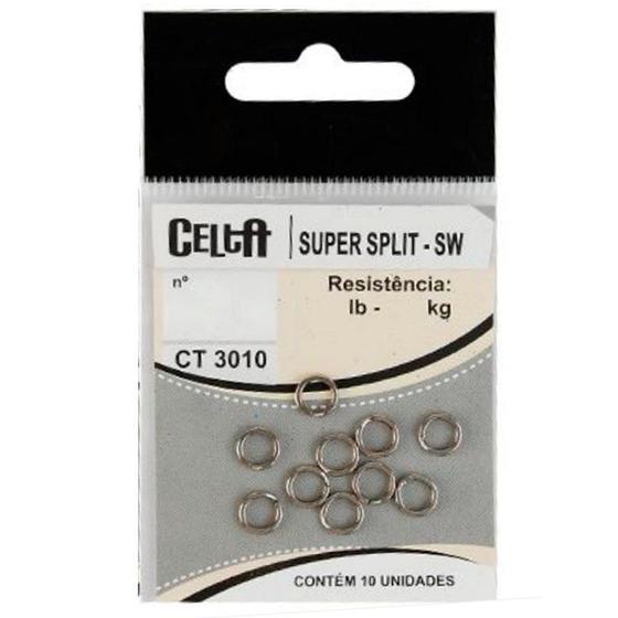 Imagem de Argola Super Split SW Celta CT3010 Nº12 245lb Cartela com 6un