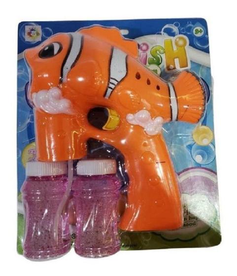 Imagem de Arma Pistola Toys Lança Bolhas Bolinha Sabão Nemo