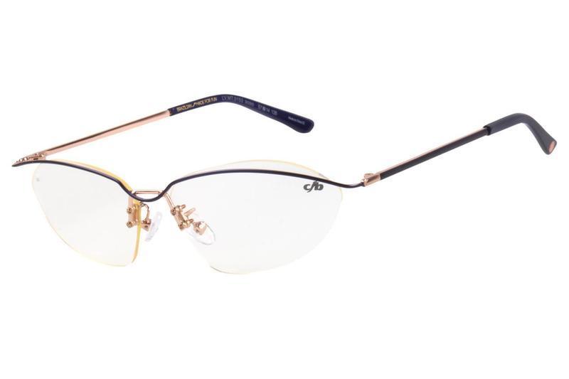 Armação De Grau Feminino Chilli A Trois Fernanda Azul 0153 Chilli