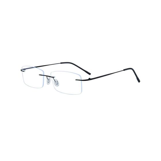 Imagem de Armação de Óculos de Grau Masculina Flutuante / Sem Aro