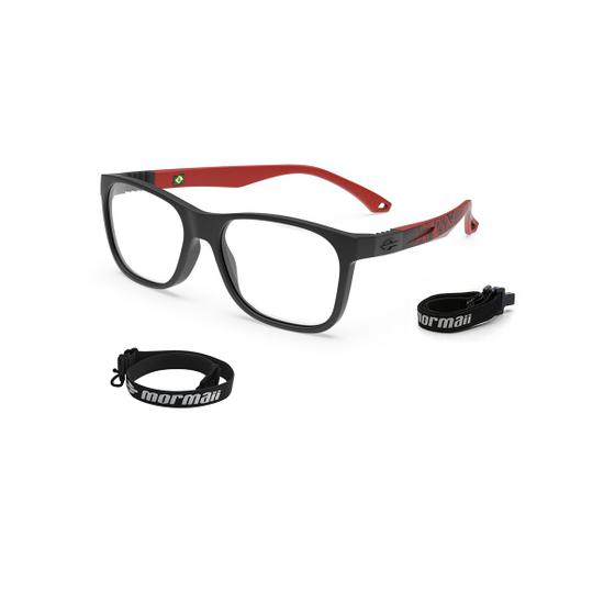 Imagem de Armação De Óculos Infantil Mormaii Grab Nxt M6077a8551 Preto Fosco