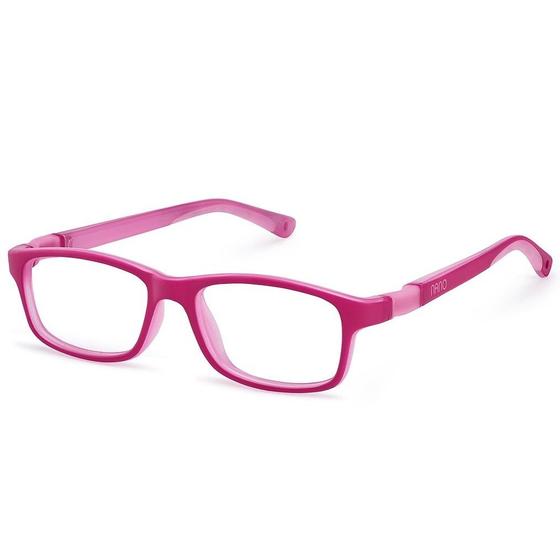 Imagem de Armação De Óculos Infantil Nano Vista Crew 3.0 Glow Nao3022346 Rosa Fosco