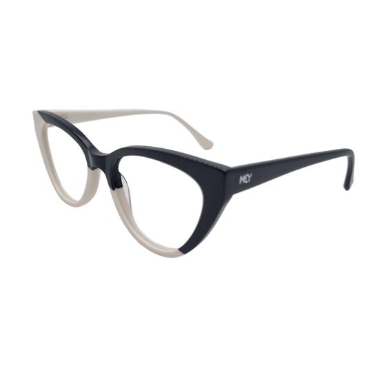 Imagem de Armação De Óculos Mey Eyewear Br6786 C1 50 Preto Brilho Degradê