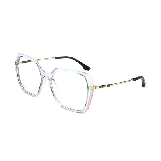 Imagem de Armação Óculos Colcci Stela C6160kck59 Azul Rosa
