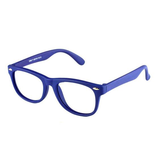 Imagem de Armação Óculos De Grau Infantil Flexível 4-10 Anos Azul 227
