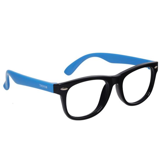 Imagem de Armação Óculos De Grau Não Quebra Infantil Flexível Preto 4 a 8 anos Tremix