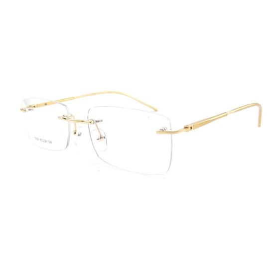 Armação Oculos De Grau Sem Aro Balgrif Flutuante Leve Retangular C7 Menor preço em Armação Oculos De Grau Sem Aro Balgrif Flutuante Leve Retangular C7