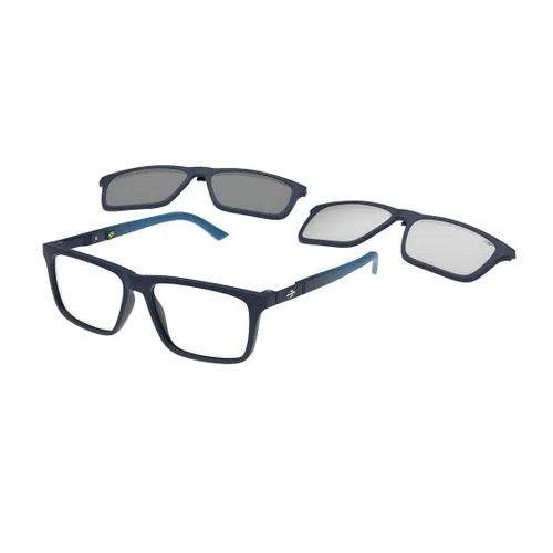 Imagem de Armação óculos grau masculino clipon mormaii swap 4 azul escuro