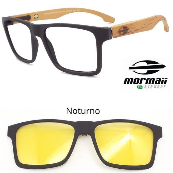 Imagem de Armação Oculos Mormaii Swap Ng Cor AFL Com 1 Clipon