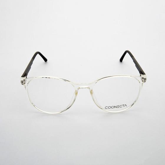 Imagem de Armação para óculos de Grau Coonecta 5913 Unissex Redondo em Acetato