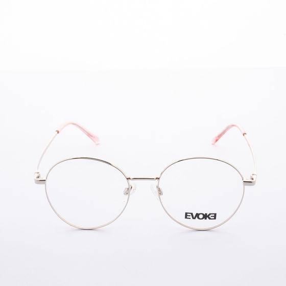 Imagem de Armação para óculos de Grau Evoke EVKRX11 Feminino Redondo em Metal