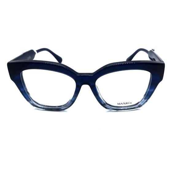 Imagem de Armação para Óculos Feminina Quadrado Max & Co 5074 Azul