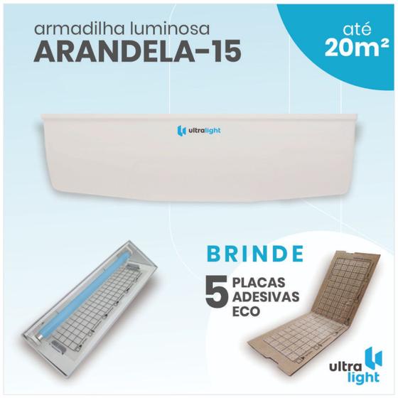 Armadilha Luminosa Adesiva Pega Mata Mosca Mosquito Insetos + 5 refil adesivo Menor preço em Armadilha Luminosa Adesiva Pega Mata Mosca Mosquito Insetos + 5 refil adesivo