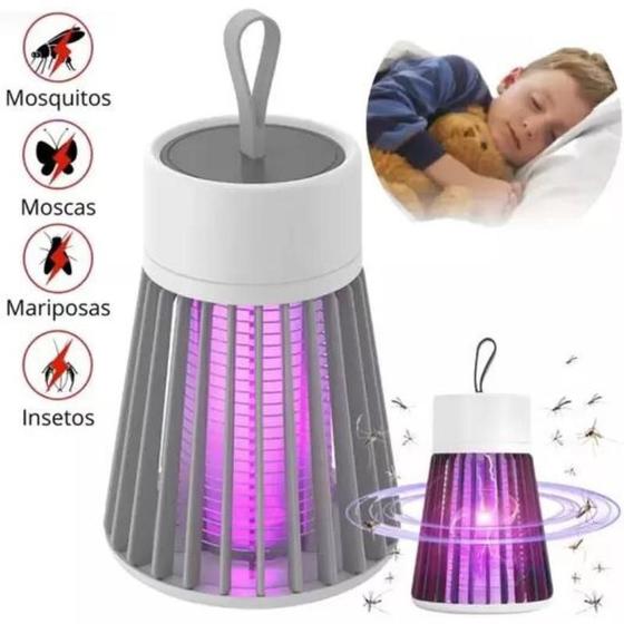 Imagem de Armadilha Mata Mosquitos Zika Dengue Pernilongos Inseto Led