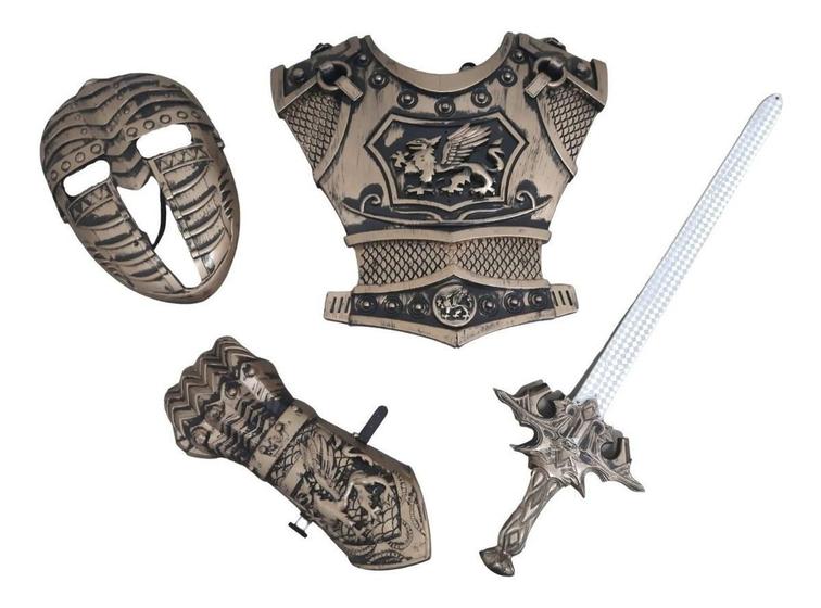 Imagem de Armadura Medieval Espada Infantil Bw176